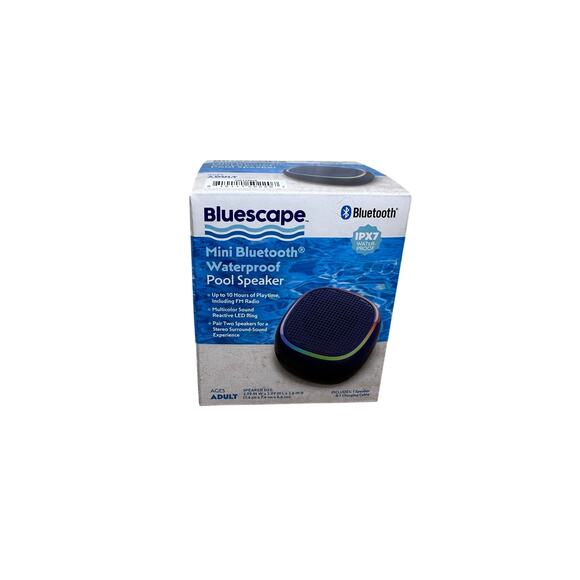 Bluescape Waterproof Pool Speaker - Portable Floating Wireless Audio System pool - Picture 1 of 6